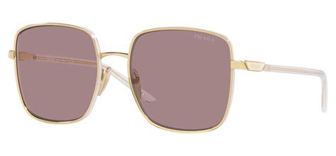 prada pr55ys|Buy Prada PR55YS Pale Gold/Light Purple Brown .